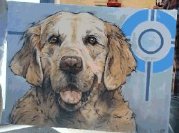 Lucky Voth Painting PetCure Oncology