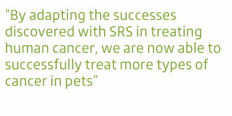 SRS treatment for pets with cancer